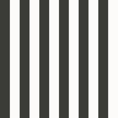 Galerie Style Sisters Thin Stripe Black Cream Ss21231 A4 Wallpaper Sample from B&Q