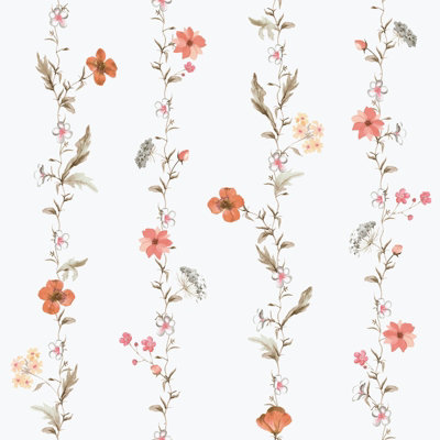 Galerie Spring Blossom Red A4 Wallpaper Sample from B&Q