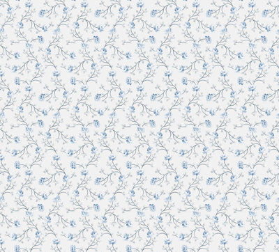 Galerie Spring Blossom Blue A4 Wallpaper Sample from B&Q