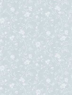 Galerie Spring Blossom Blue A4 Wallpaper Sample from B&Q