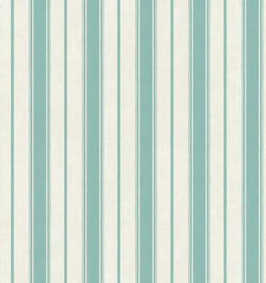 Galerie Blue Eliott Stripe A4 Wallpaper Sample from B&Q