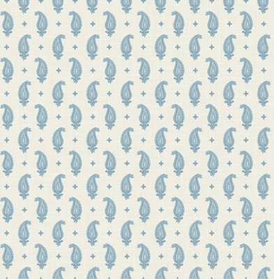 Galerie Blue Maia Motif A4 Wallpaper Sample from B&Q