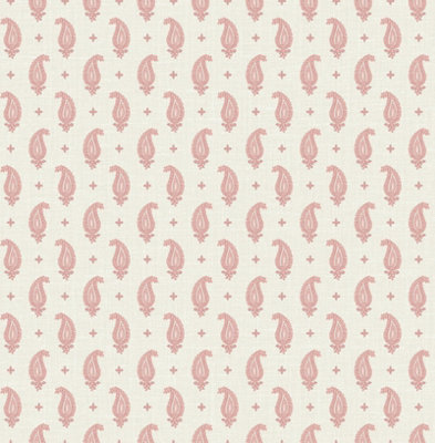 Galerie Pink Maia Motif A4 Wallpaper Sample from B&Q