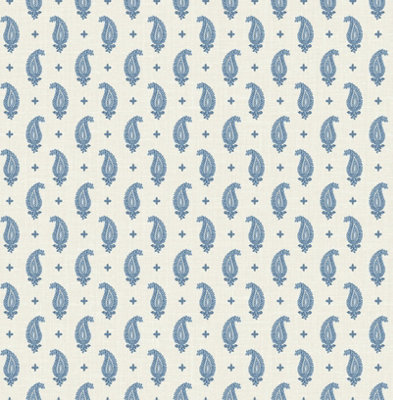 Galerie Blue Maia Motif A4 Wallpaper Sample from B&Q