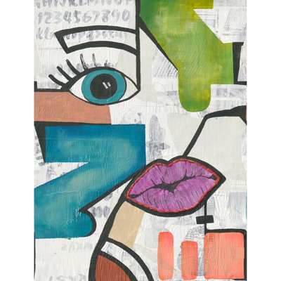 Galerie Welcome Home Multi-Coloured Pop Art Expression A4 Sample from B&Q