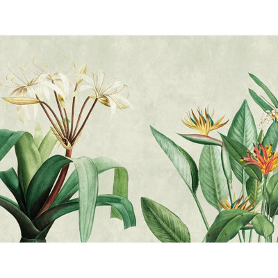 Galerie Welcome Home Green Vibrant Tropical Foliage A4 Sample from B&Q