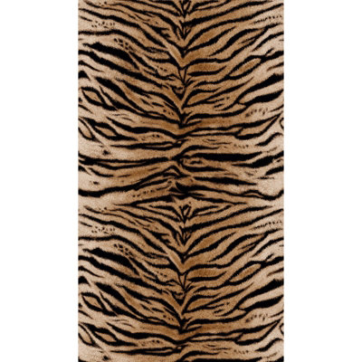 Galerie Welcome Home Beige Zebra Stripe A4 Sample from B&Q