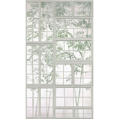 Galerie Welcome Home Cream Bamboo View A4 Sample from B&Q