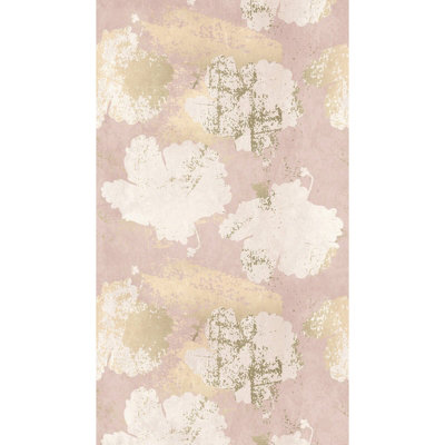 Galerie Welcome Home Pink Vintage Flora A4 Sample from B&Q