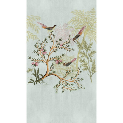 Galerie Welcome Home Green Birdsong In Bloom A4 Sample from B&Q