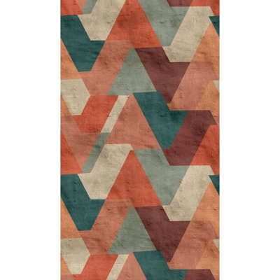 Galerie Welcome Home Multi-Coloured Terra Shapes A4 Sample from B&Q