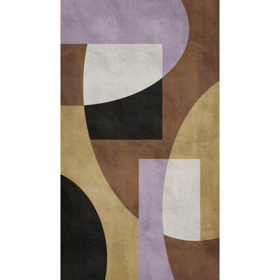 Galerie Welcome Home Multi-Coloured Bauhaus Style Large Scale Graphic A4 Sample from B&Q