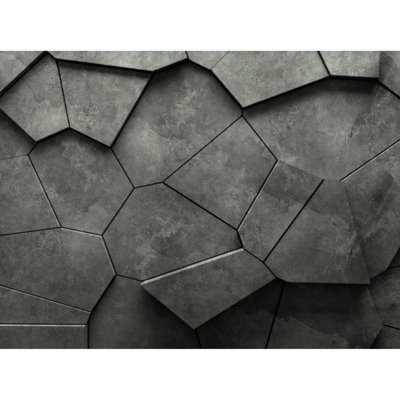 Galerie Welcome Home Grey Concrete Shift A4 Sample from B&Q