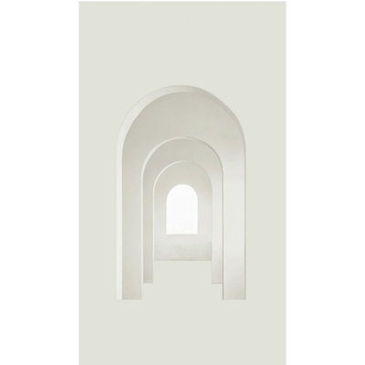 Galerie Welcome Home Cream Echo Of Arches A4 Sample from B&Q