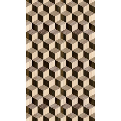Galerie Welcome Home Beige Geometric A4 Sample from B&Q