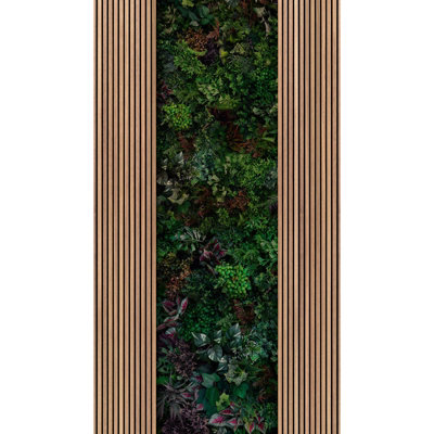Galerie Welcome Home Brown Botanic Acoustic Slats A4 Sample from B&Q