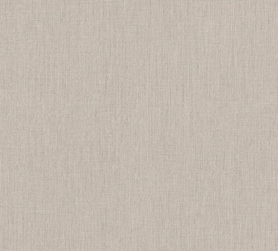 Galerie Welcome Home Bronze Brown Cotton Texture A4 Wallpaper Sample from B&Q