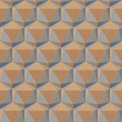 Galerie Fusion Orange Geometric Motif A4 Wallpaper Sample from B&Q