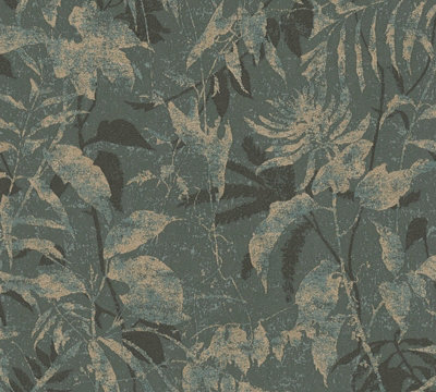 Galerie Horizon Blue Cloud Forest A4 Wallpaper Sample from B&Q