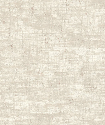 Galerie Welcome Home Beige Industrial Chic A4 Wallpaper Sample from B&Q