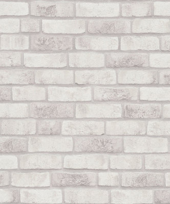 Galerie White Weathered Walls Motif A4 Wallpaper Sample from B&Q