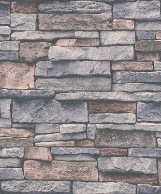 Galerie Silver Grey Sandstone Splendour Motif A4 Wallpaper Sample from B&Q