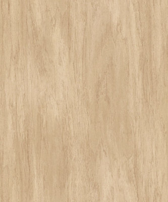Galerie Beige Wood Effect Motif A4 Wallpaper Sample from B&Q