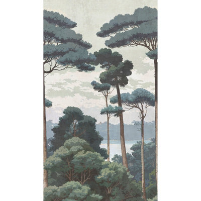 Galerie Horizon Green Nature Serenity A4 Sample from B&Q