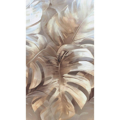 Galerie Horizon Beige Botanical Elegance A4 Sample from B&Q