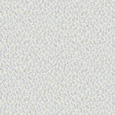Galerie Morgongava Silver Petit Leaf Motif A4 Wallpaper Sample from B&Q