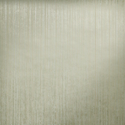 Galerie Universe Sage Green Jupiter Metallic Stripe A4 Wallpaper Sample from B&Q