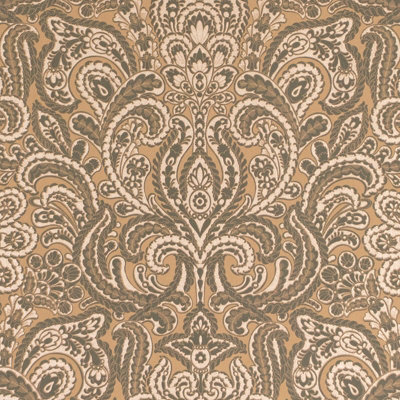 Galerie Adonea Ares Burly Woods Metallic Damask 3D Embossed A4 Wallpaper Sample from B&Q