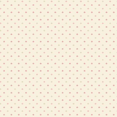 Galerie Miniatures 3 Pink Beige Cream Mini Fan Motif Smooth A4 Wallpaper Sample from B&Q