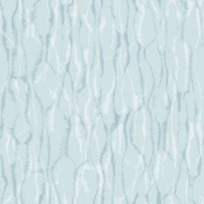 Galerie Atmosphere Aqua Drizzle Smooth A4 Wallpaper Sample from B&Q