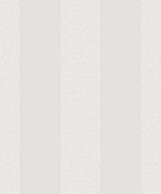 Galerie Heritage Silver Grey Even Stripe A4 Wallpaper Sample from B&Q