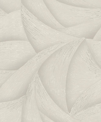 Galerie Odyssey Grey Beige Wave Pattern A4 Wallpaper Sample from B&Q