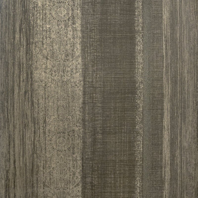 Galerie Precious Brown Glitter Chiffon Damask A4 Wallpaper Sample from B&Q
