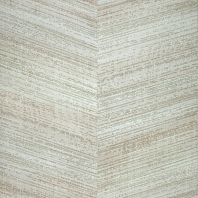 Galerie Salt Vetro Sage Glass Beads Chevron Design A4 Wallpaper Sample from B&Q