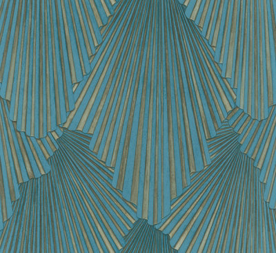 Galerie Fashion Icon Green Sheen Abstract A4 Wallpaper Sample from B&Q