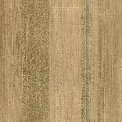 Galerie Precious Ochre Glitter Chiffon Damask A4 Wallpaper Sample from B&Q