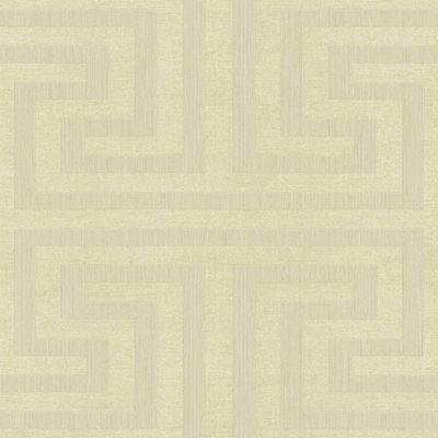 Galerie Synergy Beige Geometric Maze A4 Wallpaper Sample from B&Q