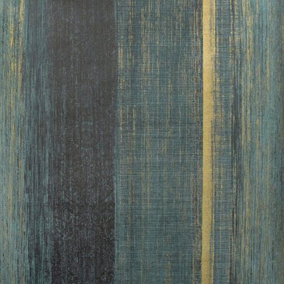 Galerie Precious Petrol Glitter Chiffon Damask A4 Wallpaper Sample from B&Q