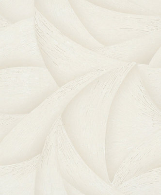 Galerie Odyssey Beige Wave Pattern A4 Wallpaper Sample from B&Q