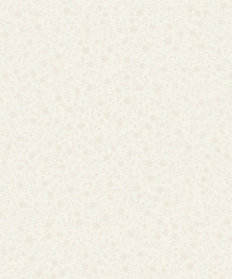 Galerie Heritage Beige Floral Pattern A4 Wallpaper Sample from B&Q