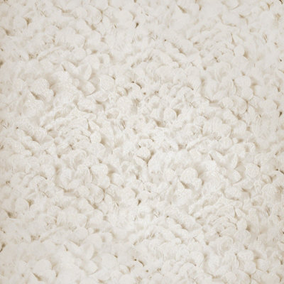 Galerie Salt Arco Himalayan Salt 3D Embossed Lustre Flower Leaf A4 Wallpaper Sample from B&Q
