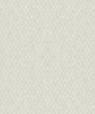 Galerie Odyssey Grey Geometric Diamond A4 Wallpaper Sample from B&Q