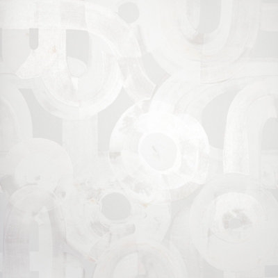Galerie Salt Penello Himalayan Salt Sheen Brush Dance Design A4 Wallpaper Sample from B&Q