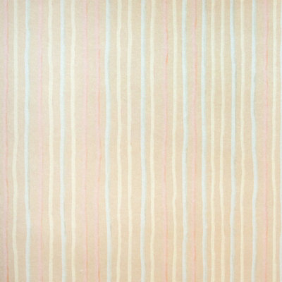Galerie Great Kids Beige Smooth Glitter Stripes A4 Wallpaper Sample from B&Q