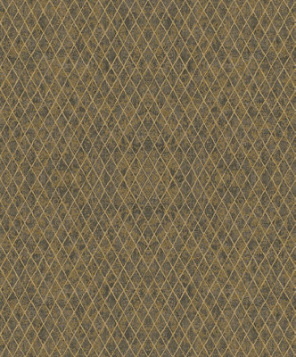 Galerie Odyssey Black Gold Geometric Diamond A4 Wallpaper Sample from B&Q