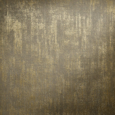 Galerie Universe Umber Brown Mercury Metallic Plain Texture A4 Wallpaper Sample from B&Q